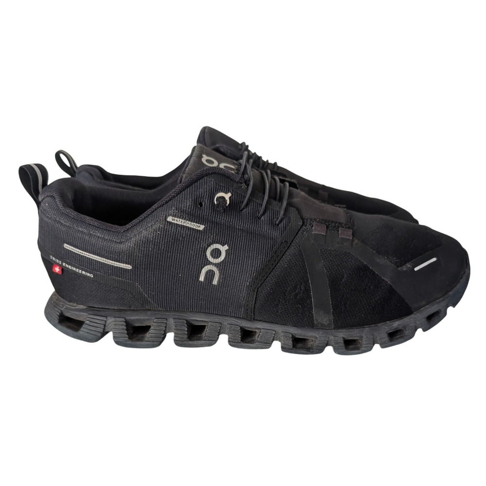 On Cloud 5 Waterproof 59.98842 All Black Running Shoes Sneakers Men 11/EU45